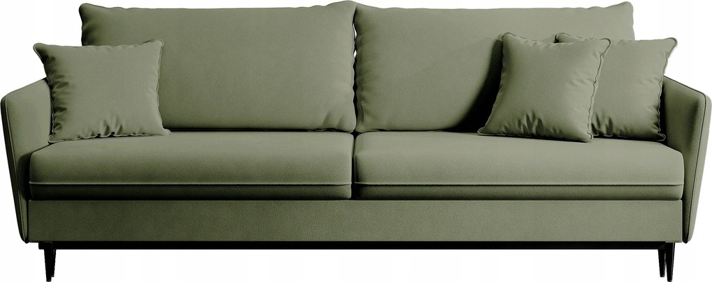 Pohovka trojsedačka Vivaldio (olivová čierna)