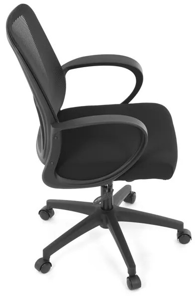 Autronic BONTEC Kancelárska stolička, hojdací mechanizmus, čierna sieťovina, KA-S3015 BK Farba: Šedá