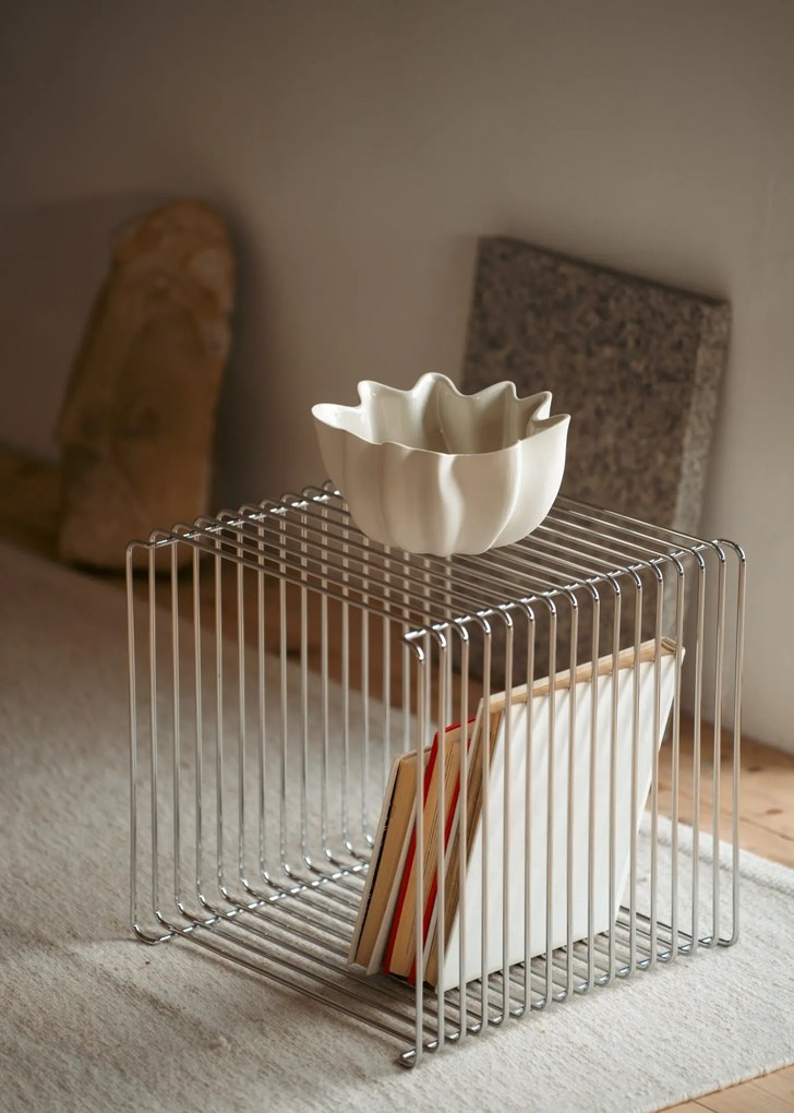 Ferm Living Kameninová misa Nium Off White Ø 22 cm