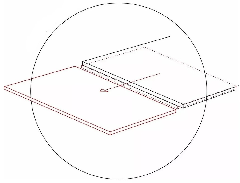 Rozkladací jedálenský stôl Columbus Keramický 160/240 cm hnedý/čierny