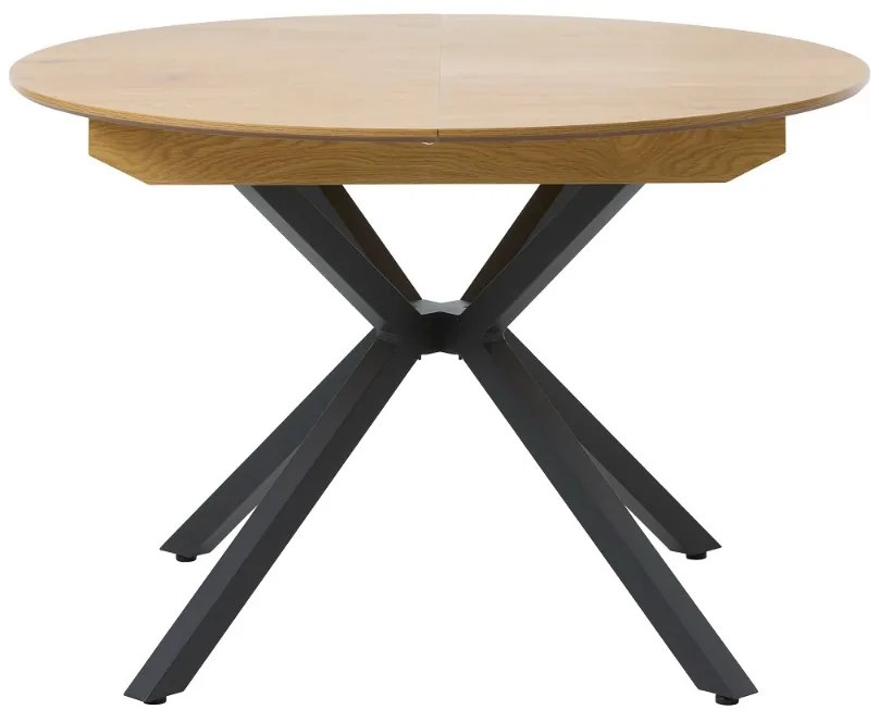 Rozkladací jedálenský stôl Valenzuela 120-170 cm vzor dub
