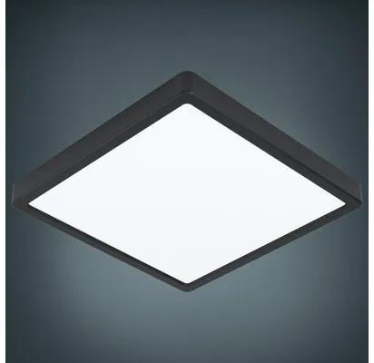 LED stropné svietidlo Eglo 78815 Fueva 20W 2500lm 4000K 28,5x28,5cm čierne