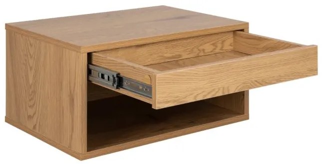 Závesný nočný stolík Cholet 50 cm divoký dub