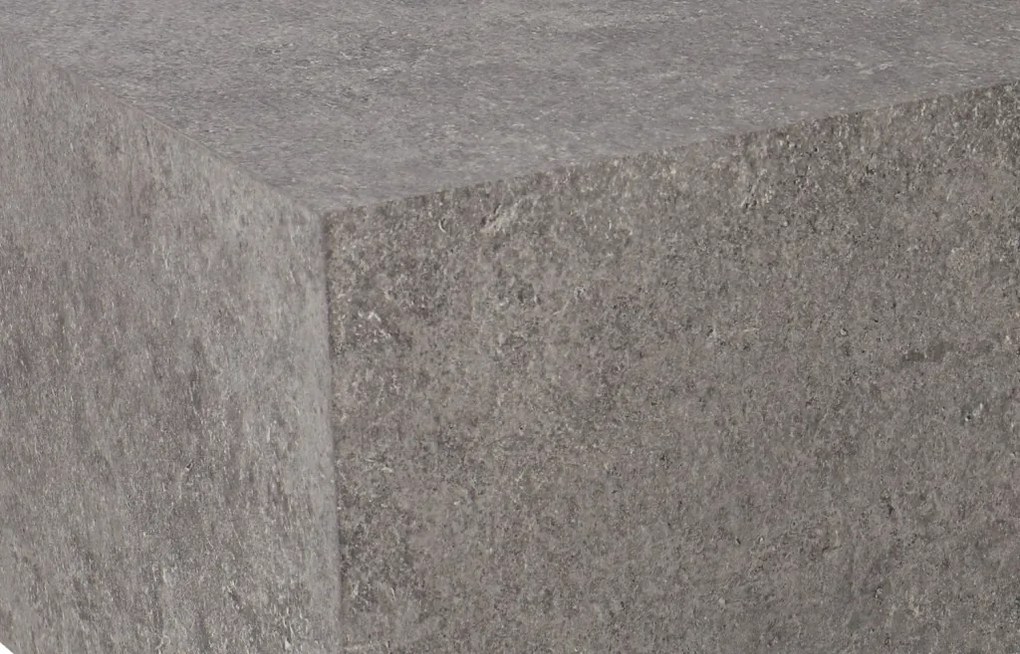 Súprava štvorcových stolíkov Maddox,imitácia šedého kameňa, 2 ks