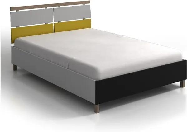 Jednolôžková posteľ z borovicového a bukového dreva s úložným priestorom SKANDICA Vaxholm, 120 × 200 cm