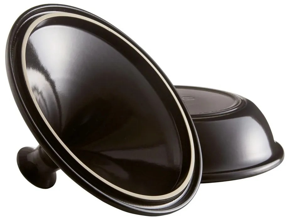 Čierny tajine Emile Henry Flame, ⌀ 32 cm