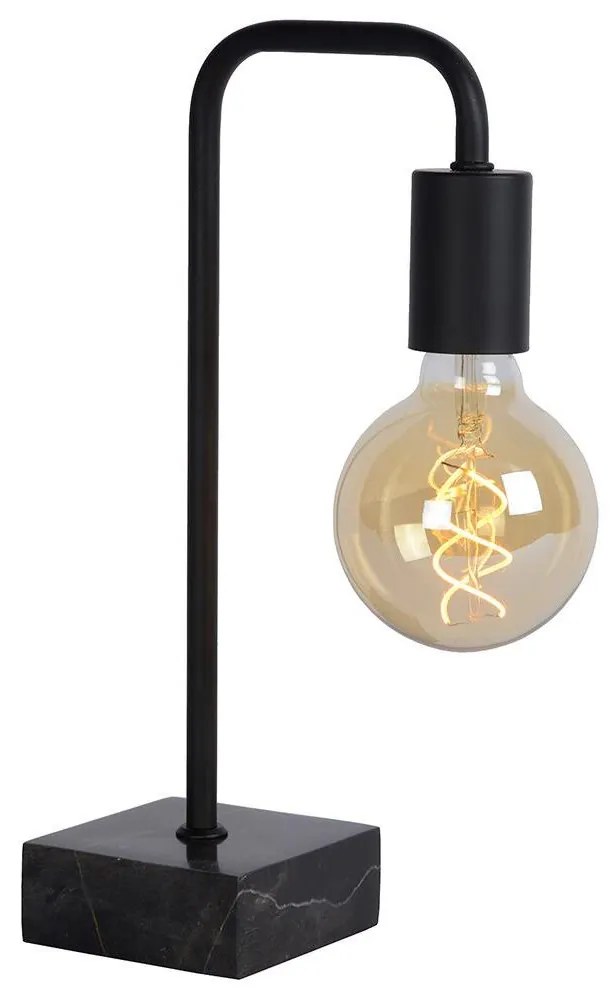 Lucide 45565/01/30 - Stolná lampa LORIN 1xE27/40W/230V čierna