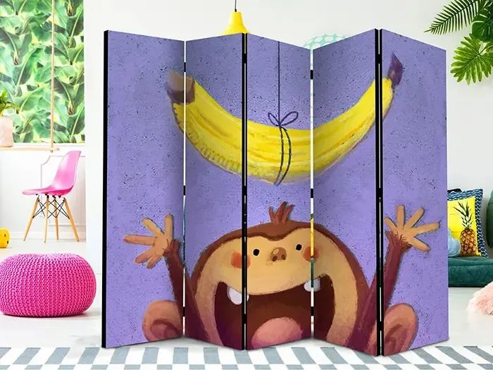 Paraván - Bananana II [Room Dividers] Veľkosť: 225x172, Verzia: Jednostranný