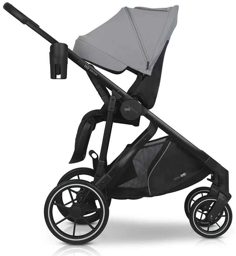 Súrodenecký kočík EasyGo Duoflex Cloudy Gray