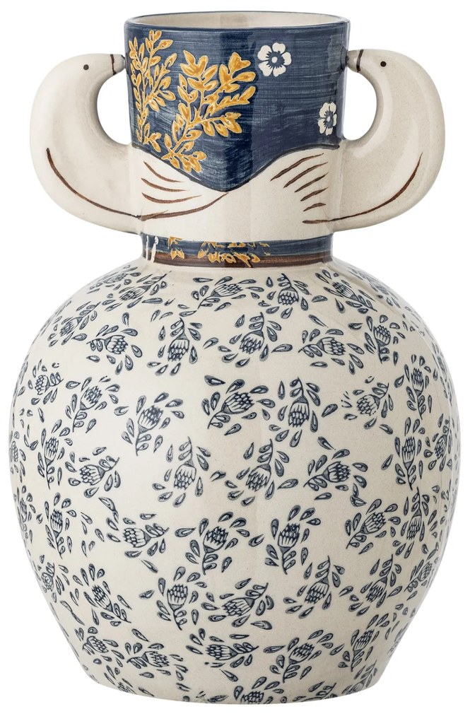 Bloomingville Keramická váza Hezha Blue