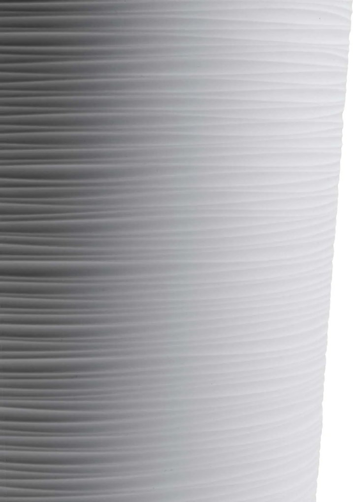 Kvetináč URBANIKA Riflo 19,6x36,4 cm biely