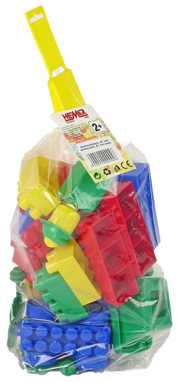 Lean Toys Farebný balík stavebnice – 40 prvkov