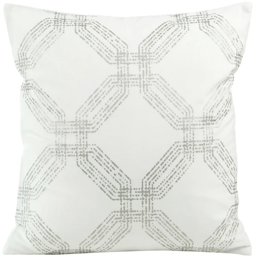 DEKORAČNÁ OBLIEČKA NA VANKÚŠ BLINK30 45X45 CM BIELA