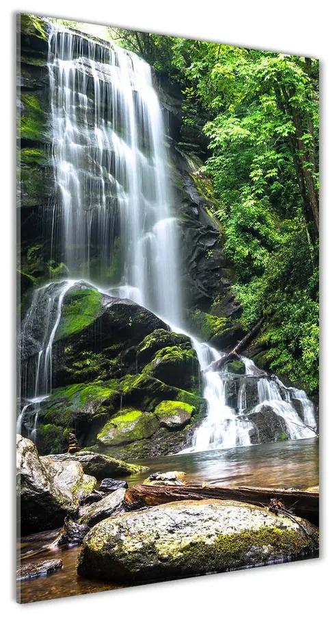 Foto obraz akrylový Vodopád v džungli pl-oa-70x140-f-65742204
