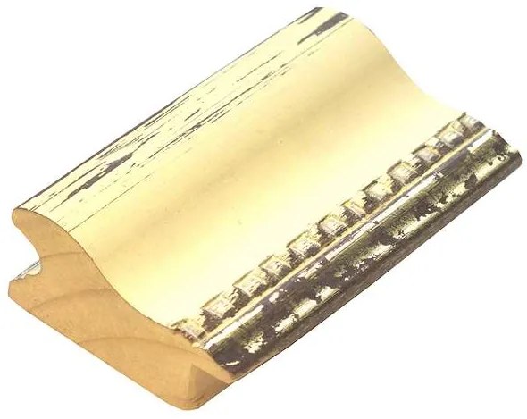 DANTIK - Zrkadlo v rámu, rozmer s rámom 50x140 cm z lišty PROVENCE biela (2652)