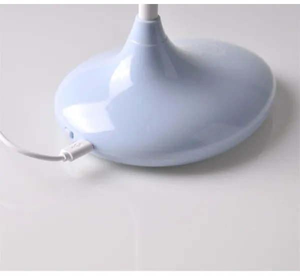 LED Detská dotyková lampička RABBIT LED/0,4W/5V 3000/6500K modrá + USB