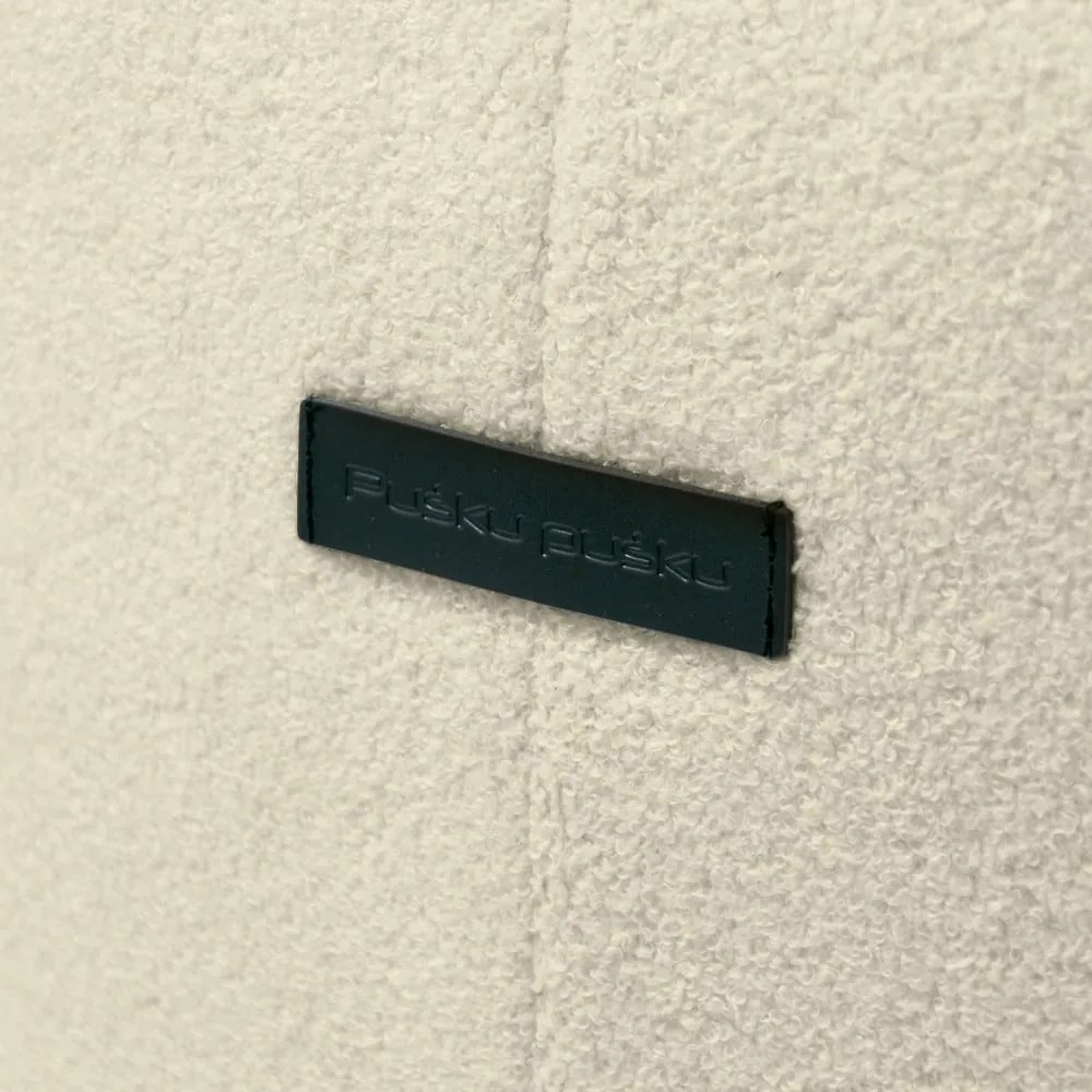 Hnedý sedací vak z textílie buklé Tube – SLOWDOWN