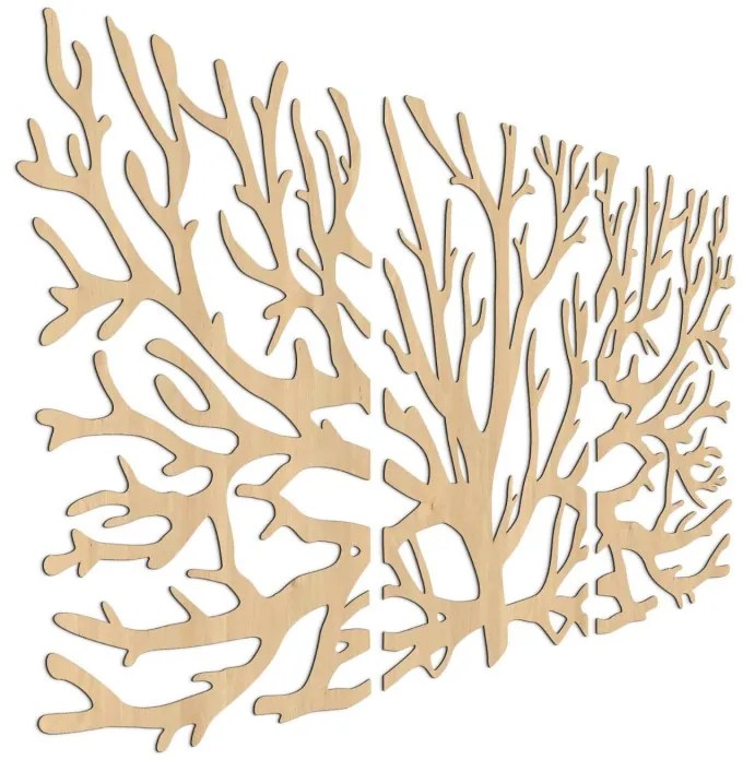 Trojdielny obraz na stenu konáre | SENTOP FB-HDF0502