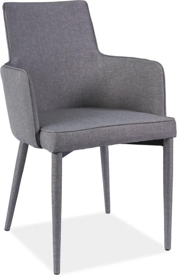 SIGNAL Semir jedálenská stolička sivá