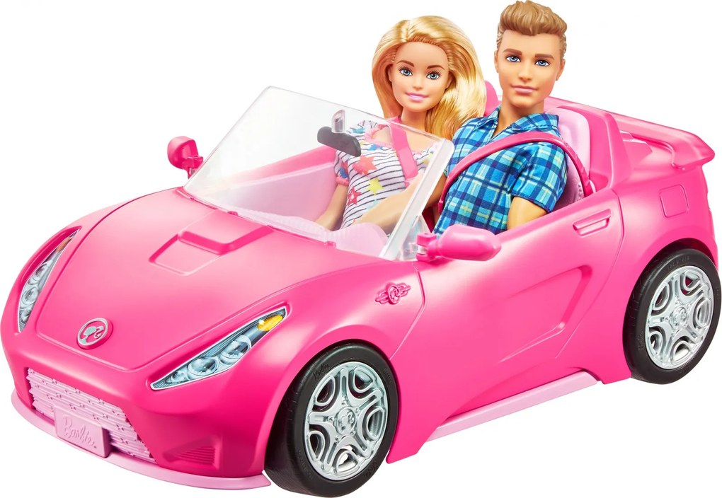 Mattel GVK05 Sada bábika Barbie/šatník/kabriolet/Ken 30 cm