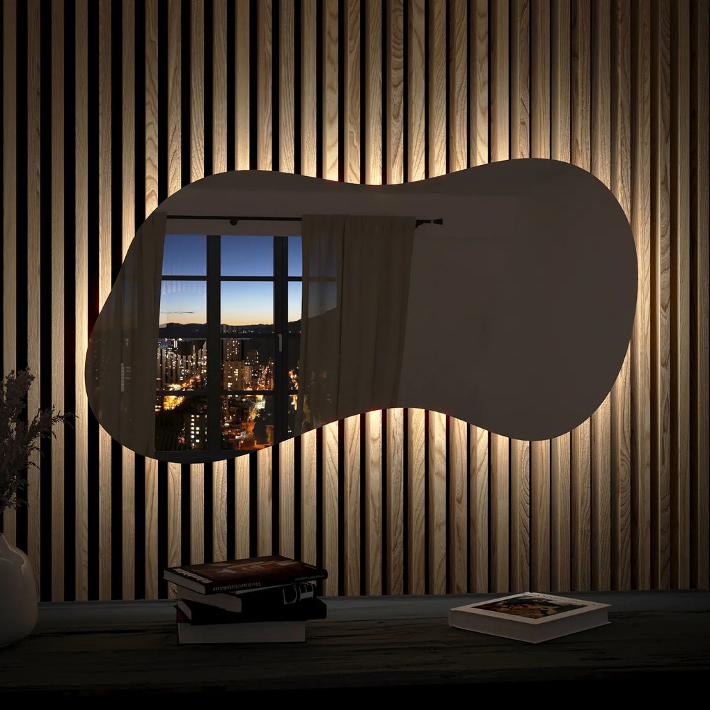 Organické LED zrkadlo s osvetlením A25