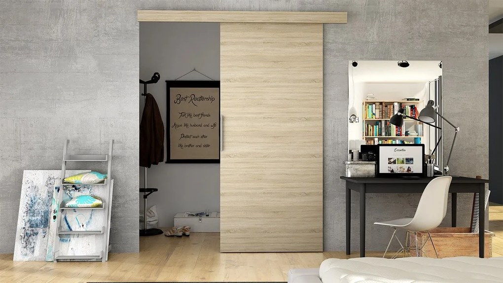 Interiérové ​​posuvné dvere Opera 90 I, Farby: choco