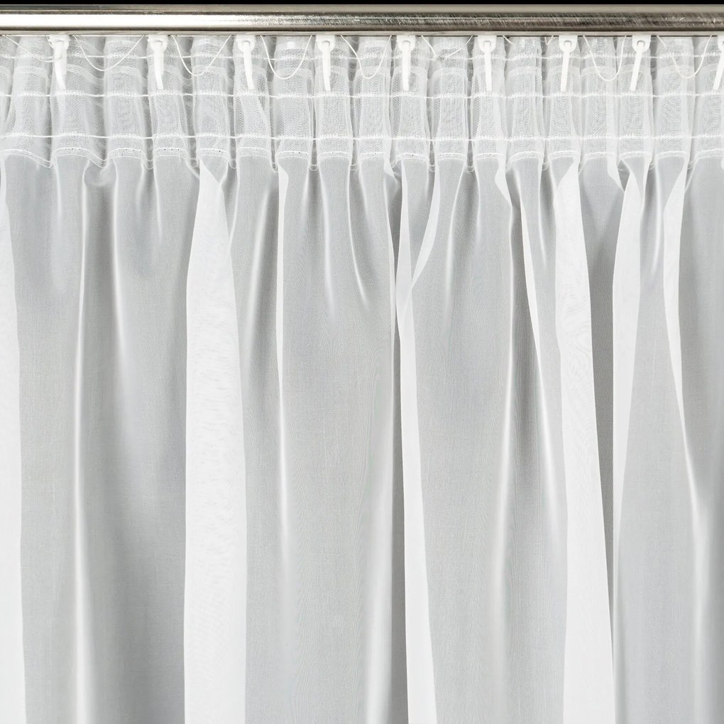 ZÁCLONA NA PÁSKE LUCY 300X250 CM BIELA