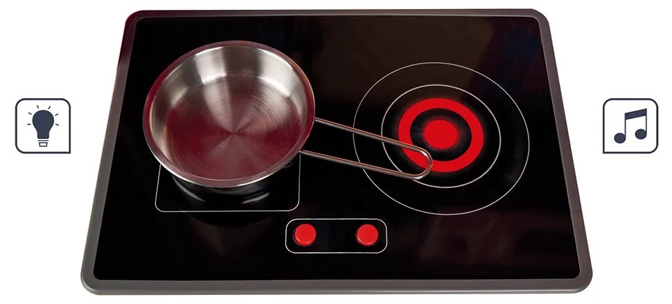 Detská drevená obojstranná kuchynka s práčkou - Reverso