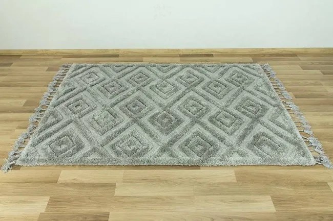 Koberec Berber 6846 l.3D sivý