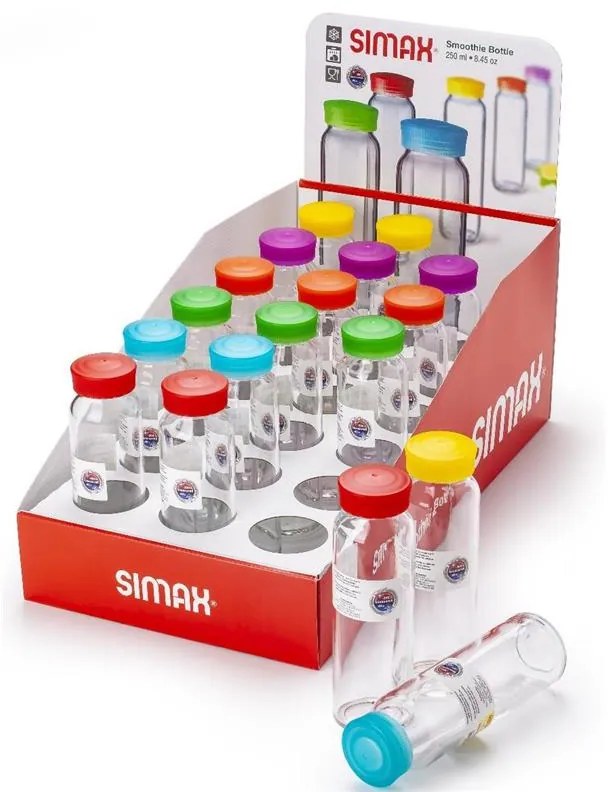 SIMAX FĽAŠA NA SMOOTHIE 250 ML SADA 18 KS