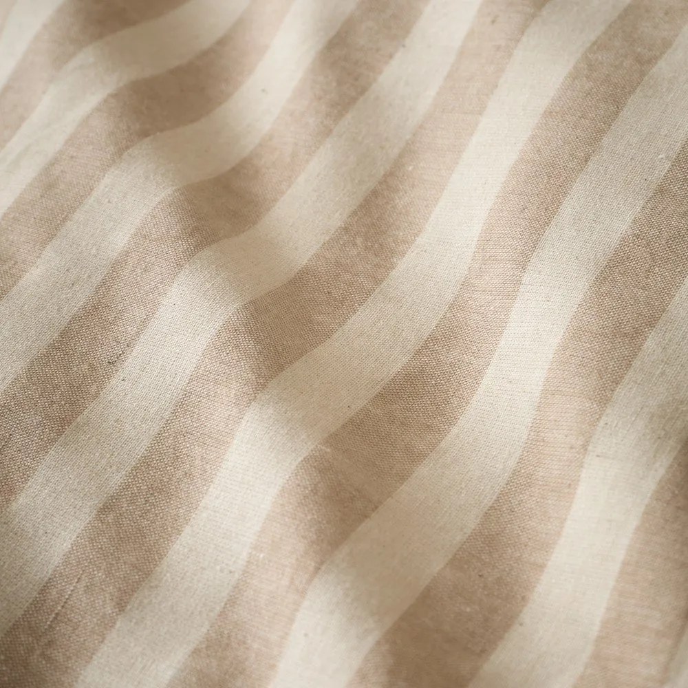 Oranžové 3-dielne obliečky na dvojlôžko 200x200 cm Cotton Rich Woven Stripe – Pineapple Elephant