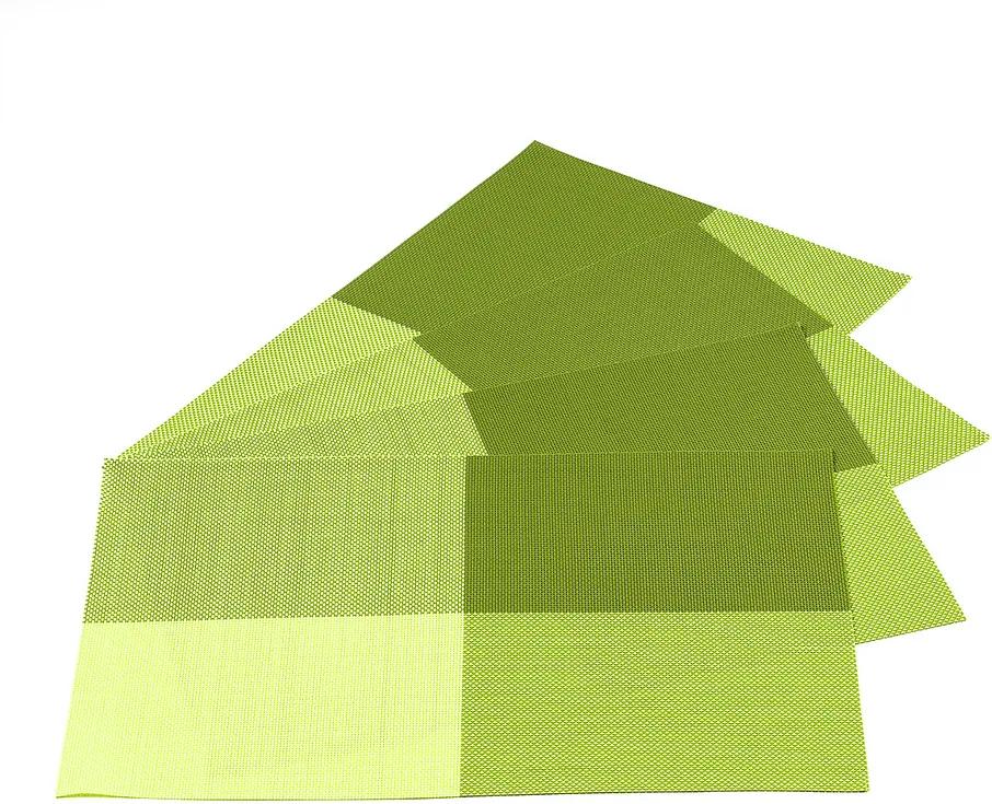 Jahu Prestieranie DeLuxe zelená, 30 x 45 cm, sada 4 ks