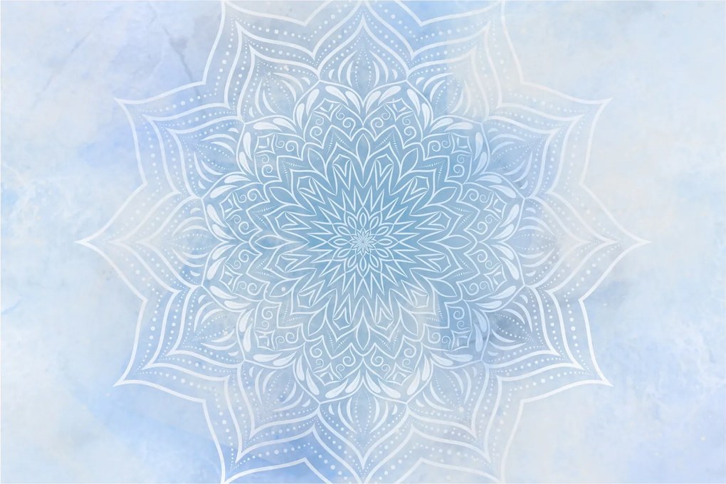 Obraz - Zimná mandala (90x60 cm)