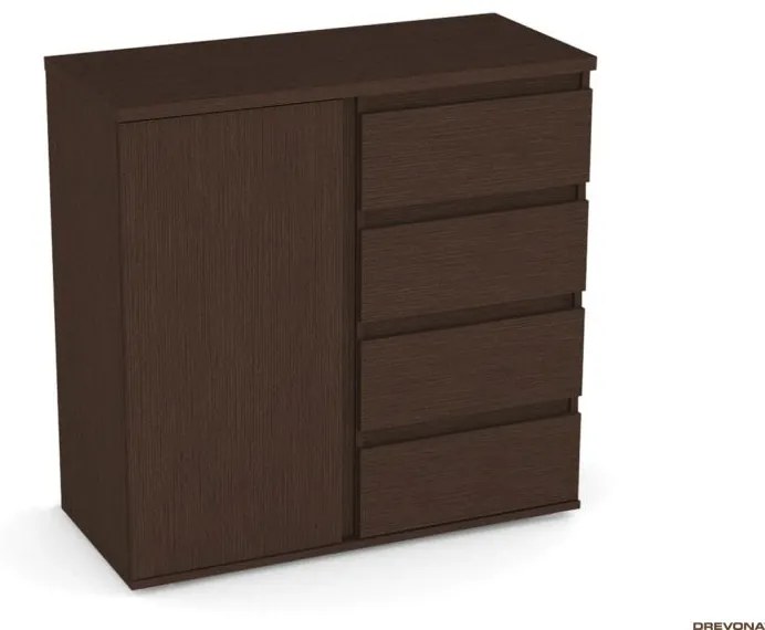 Drevona, komoda, REA AMY 7, dub canyon