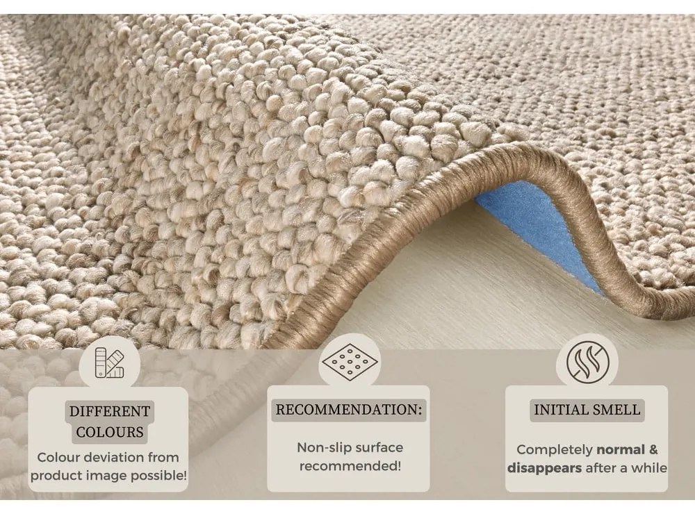 Svetlohnedý koberec 60x90 cm Wolly – BT Carpet
