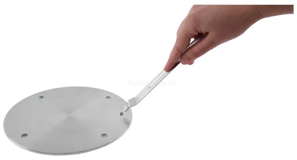 Podložka na indukciu nerez 24 cm s odnímateľnou rúčkou