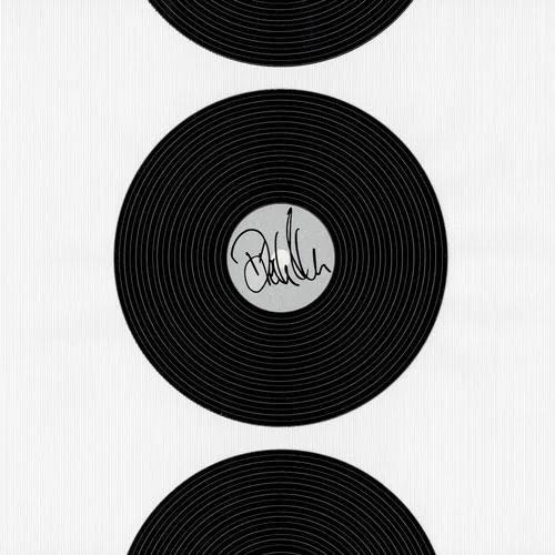 Tapety na stenu Dieter Bohlen - vinylová platňa čierna