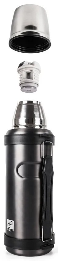 Termofľaša G21 na pitie, 1000 ml, šedá s rukoväťou 60022405