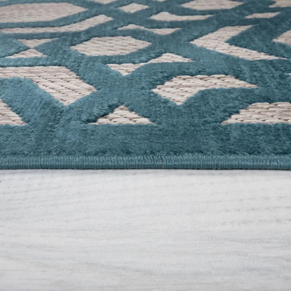 Modrý vonkajší koberec 230x160 cm Oro - Flair Rugs