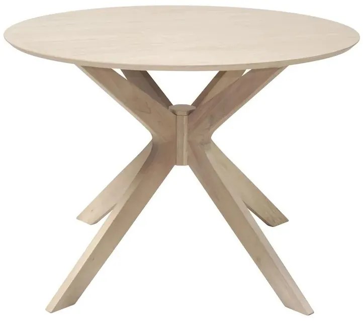 Moderný jedálenský stôl GILERMO Ø105 cm z dubového dreva