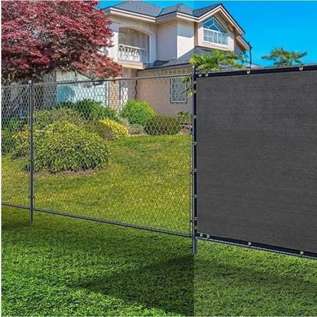 Balkónový / plotový kryt 1,5x5m, sivý