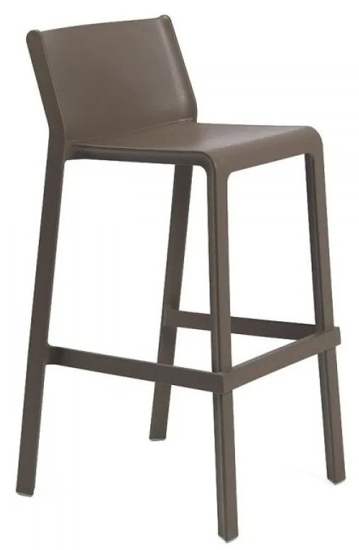 TRILL STOOL záhradná barová stolička bez podrúčok grigio