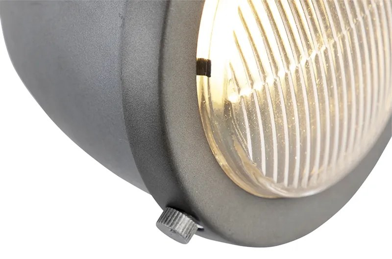 Priemyselné bodové svetlo oceľ s drevom naklápateľné - Emado