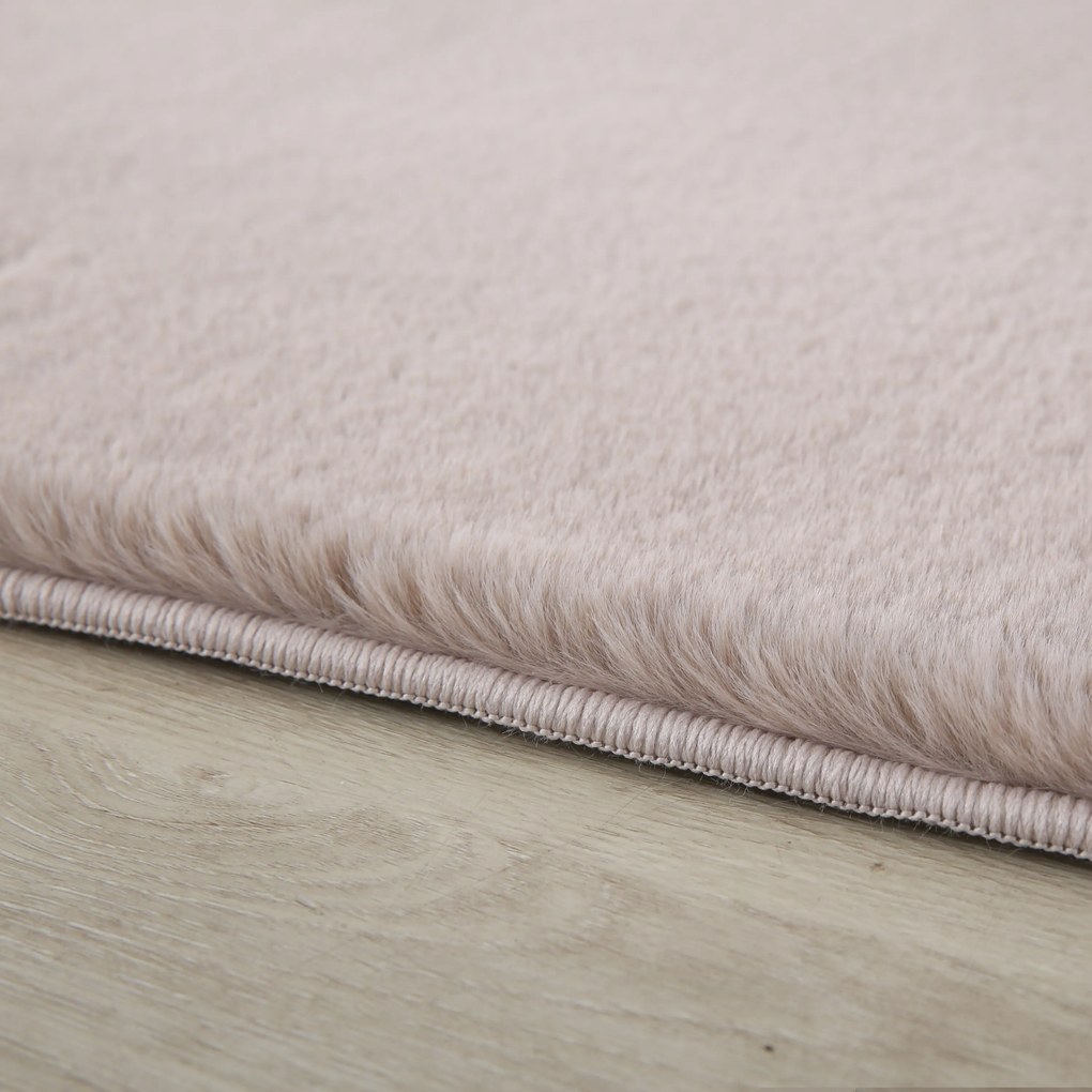 Ayyildiz, Koberec behúň Pouffy 5100 Beige, 80x250, béžová, obývacia izba