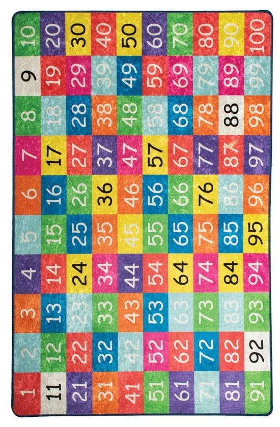 Detský koberec Numbers, 100 × 160 cm