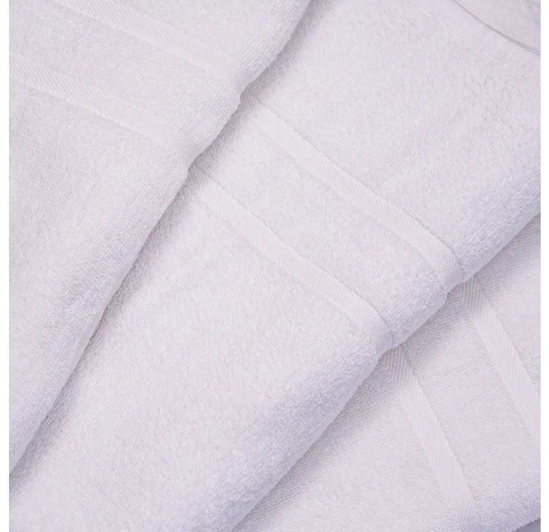 Hotelová osuška Deluxe 100x150 cm biela 100% bavlna