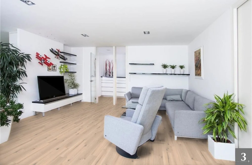 Tarkett, Vinylová podlaha lepená iD Inspiration 30 Forest Oak Natural, 1200 x 200 mm