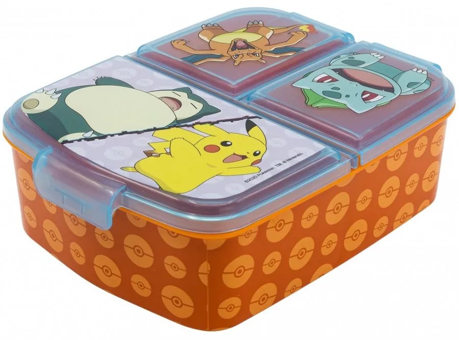 Multibox na desiatu Pokémon s 3 priehradkami