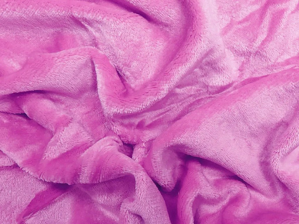 XPOSE® Mikroplyšová plachta Exclusive - karmínová 200x220 cm