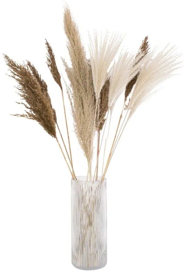 Sivá sklenená váza PT LIVING Allure, výška 30 cm